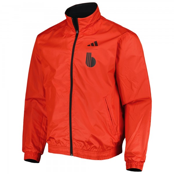 Belgium National Team adidas AEROREADY Reversible Anthem Reversible Full-Zip Jacket - Red/Black