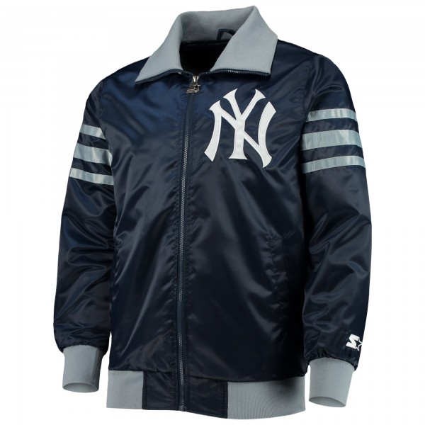 Куртка на молнии New York Yankees Starter The Captain III Varsity - Navy