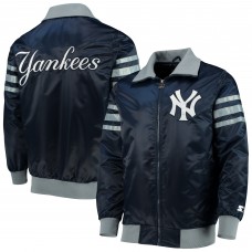Куртка на молнии New York Yankees Starter The Captain II Varsity - Navy