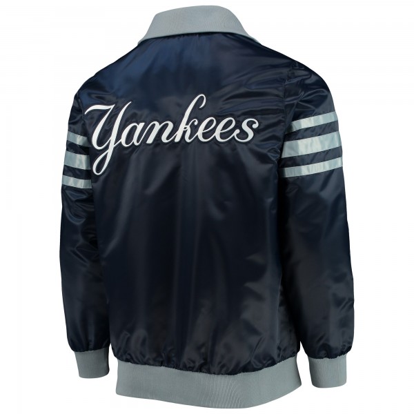 Куртка на молнии New York Yankees Starter The Captain II Varsity - Navy