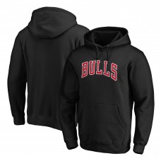 Chicago Bulls Black Wordmark Alternate Pullover Hoodie