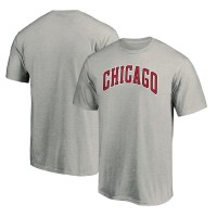Футболка Chicago Bulls Alternate Logo - Heathered Gray