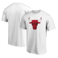 Футболка Chicago Bulls White Primary Mascot Logo
