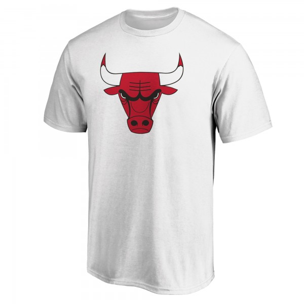 Футболка Chicago Bulls Primary Mascot Logo - White