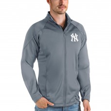 Кофта на молнии New York Yankees Antigua Links Golf - Gray
