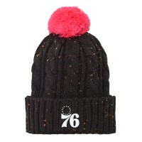 Шапка с помпоном Philadelphia 76ers Youth Nep Cuffed Knit - Black