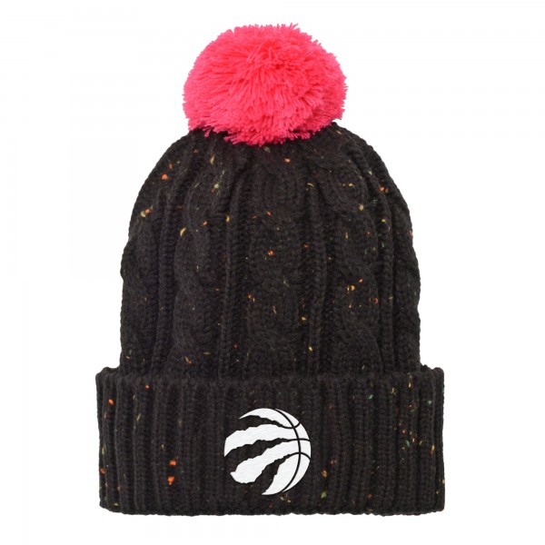 Шапка с помпоном Toronto Raptors Youth Nep Cuffed Knit - Black