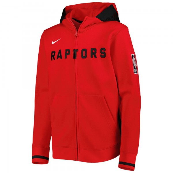 Толстовка на молнии Toronto Raptors Nike Youth Courtside Showtime Performance - Red