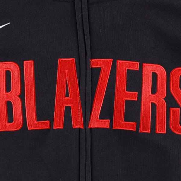 Толстовка на молнии Portland Trail Blazers Nike Youth Courtside Showtime Performance - Black