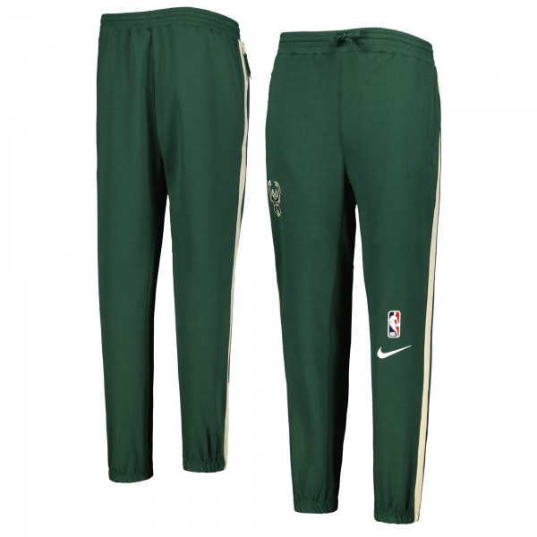 Штаны Milwaukee Bucks Nike Youth Courtside Showtime Performance - Hunter Green