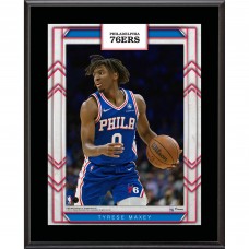 Philadelphia 76ers Tyrese Maxey Fanatics Authentic Framed 10.5 x 13 Sublimated Player Plaque