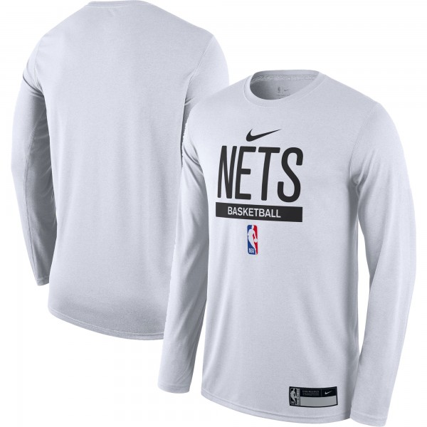 Футболка с длинным рукавом Brooklyn Nets Nike 2022/23 Legend On-Court Practice Performance - White