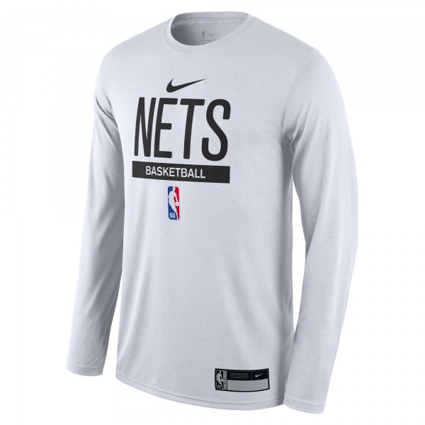 Футболка с длинным рукавом Brooklyn Nets Nike 2022/23 Legend On-Court Practice Performance - White