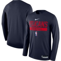 Футболка с длинным рукавом New Orleans Pelicans Nike 2022/23 Legend On-Court Practice Performance - Navy