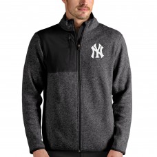 Кофта на молнии New York Yankees Antigua Fortune - Heathered Charcoal