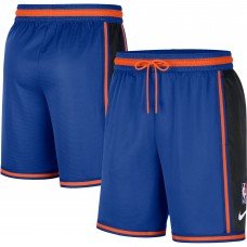 New York Knicks Nike Pre-Game Performance Shorts - Blue