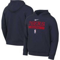 Толстовка Philadelphia 76ers Nike 2022/23 Spotlight On-Court Practice Performance - Navy