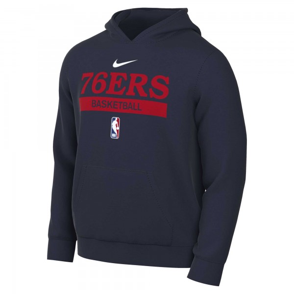 Толстовка Philadelphia 76ers Nike 2022/23 Spotlight On-Court Practice Performance - Navy
