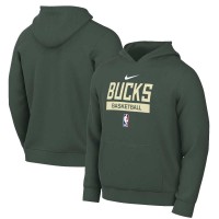 Толстовка Milwaukee Bucks Nike 2022/23 Spotlight On-Court Practice Performance - Hunter Green