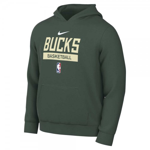 Толстовка Milwaukee Bucks Nike 2022/23 Spotlight On-Court Practice Performance - Hunter Green