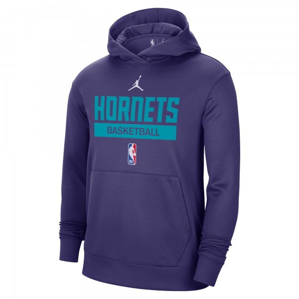 Толстовка Charlotte Hornets Jordan Brand 2022/23 Spotlight On-Court Practice Performance - Purple
