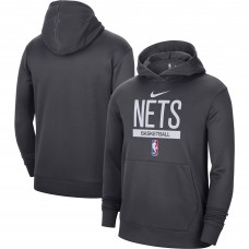 Толстовка Brooklyn Nets Nike 2022/23 Spotlight On-Court Practice Performance - Anthracite