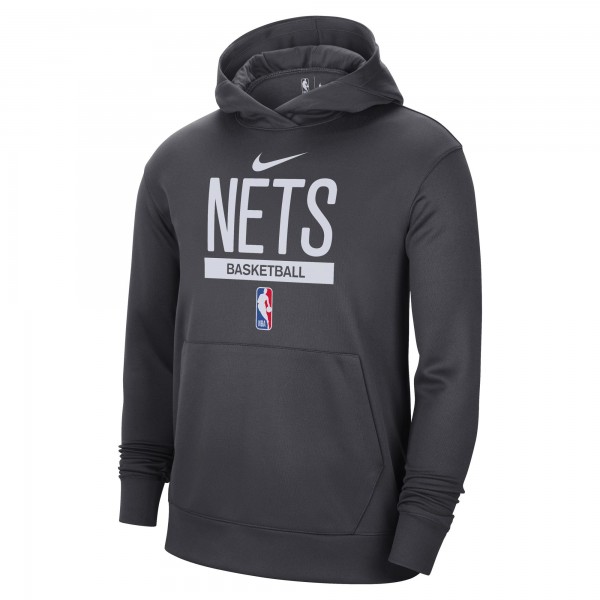 Толстовка Brooklyn Nets Nike 2022/23 Spotlight On-Court Practice Performance - Anthracite