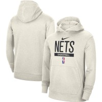 Толстовка Brooklyn Nets Nike 2022/23 Spotlight On-Court Practice Performance - Cream