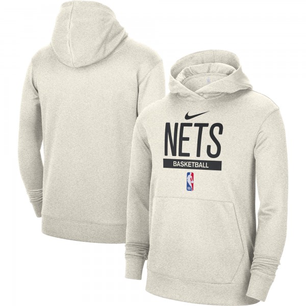 Толстовка Brooklyn Nets Nike 2022/23 Spotlight On-Court Practice Performance - Cream