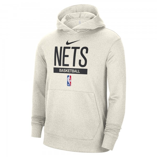 Толстовка Brooklyn Nets Nike 2022/23 Spotlight On-Court Practice Performance - Cream