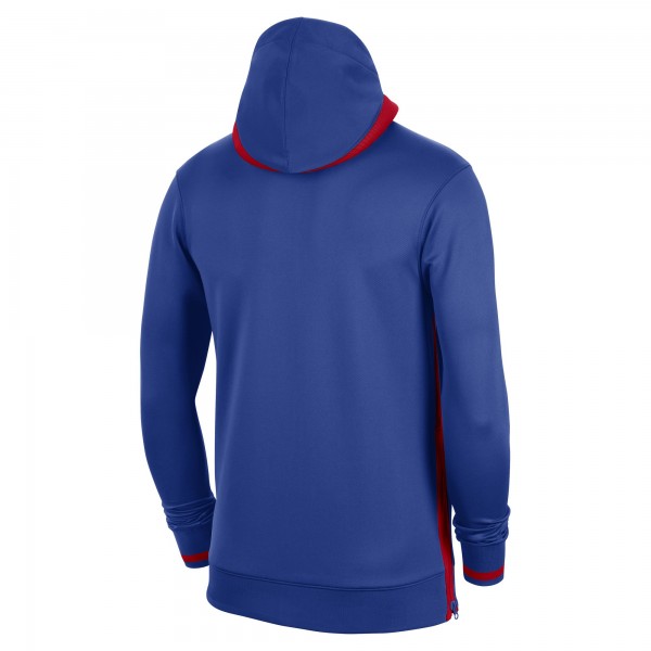 Толстовка на молнии Philadelphia 76ers Nike Authentic Showtime Performance - Royal
