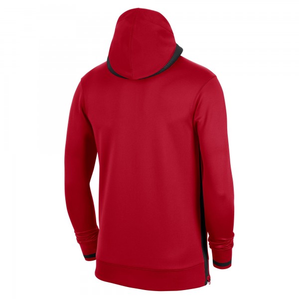 Толстовка на молнии Chicago Bulls Nike Authentic Showtime Performance - Red