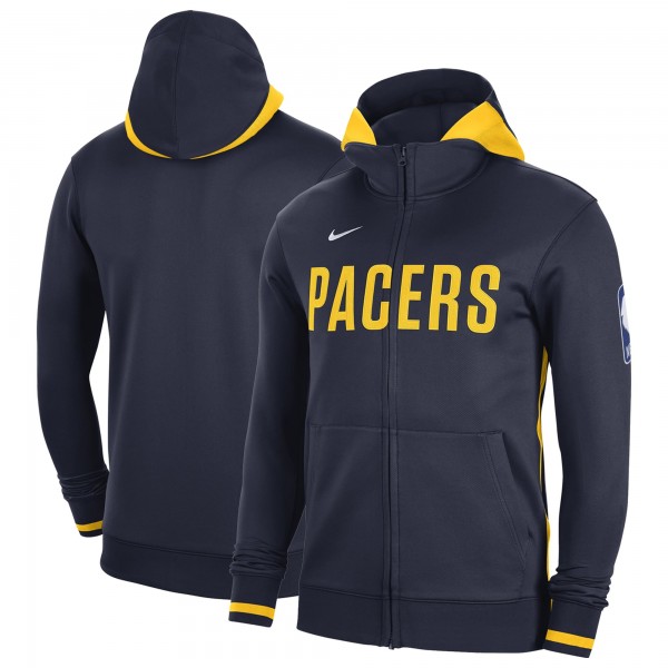 Толстовка на молнии Indiana Pacers Nike Authentic Showtime Performance - Navy