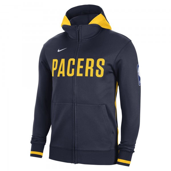 Толстовка на молнии Indiana Pacers Nike Authentic Showtime Performance - Navy
