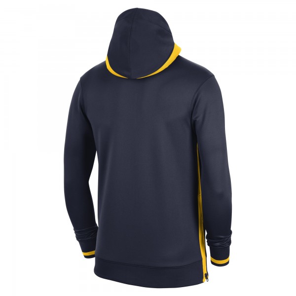 Толстовка на молнии Indiana Pacers Nike Authentic Showtime Performance - Navy