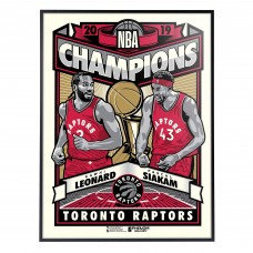 Toronto Raptors Kawhi Leonard & Pascal Siakam Phenom Gallery 2019 NBA Champions 18 x 24 Deluxe Framed Serigraph Print