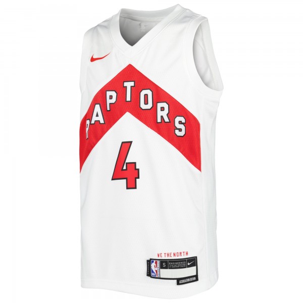 Игровая форма  Scottie Barnes Toronto Raptors Nike Youth 2021/22 Swingman Player White - Association Edition
