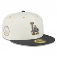 Бейсболка Los Angeles Dodgers New Era 1980 MLB All-Star Game Chrome 59FIFTY - White/Charcoal