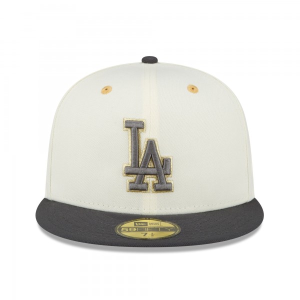 Бейсболка Los Angeles Dodgers New Era 1980 MLB All-Star Game Chrome 59FIFTY - White/Charcoal