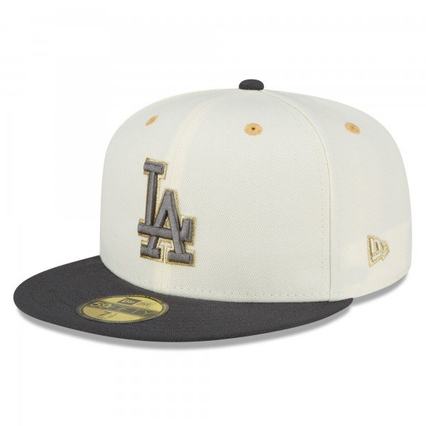 Бейсболка Los Angeles Dodgers New Era 1980 MLB All-Star Game Chrome 59FIFTY - White/Charcoal