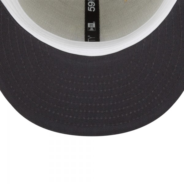 Бейсболка New York Yankees New Era 1977 MLB All-Star Game Chrome 59FIFTY - White/Charcoal