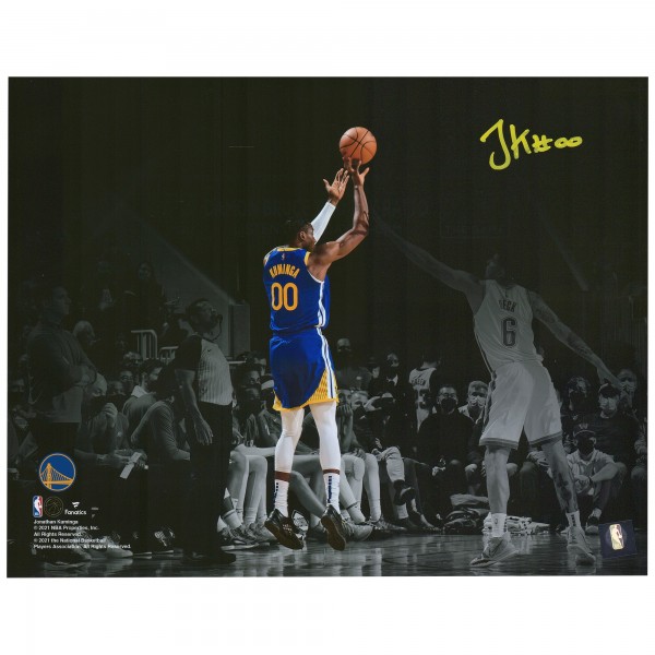 Autographed Golden State Warriors Jonathan Kuminga Fanatics Authentic 11 x 14 Spotlight Photograph