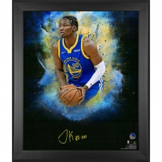 Autographed Golden State Warriors Jonathan Kuminga Fanatics Authentic Framed 20 x 24 In-Focus Photograph