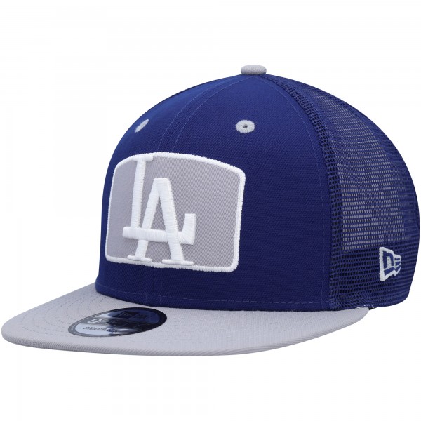 Бейсболка Los Angeles Dodgers New Era Logo Zoom Trucker 9FIFTY - Royal/Gray