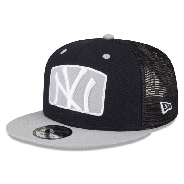 Бейсболка New York Yankees New Era Logo Zoom Trucker 9FIFTY - Navy