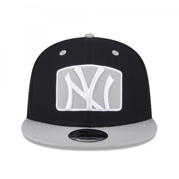 Бейсболка New York Yankees New Era Logo Zoom Trucker 9FIFTY - Navy