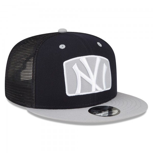 Бейсболка New York Yankees New Era Logo Zoom Trucker 9FIFTY - Navy