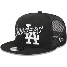 Бейсболка Los Angeles Dodgers New Era Street Trucker 9FIFTY - Black