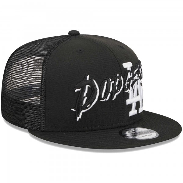 Бейсболка Los Angeles Dodgers New Era Street Trucker 9FIFTY - Black