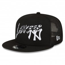 Бейсболка New York Yankees New Era Street Trucker 9FIFTY - Black